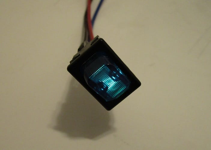 Blue Rocker Switch (Evans Tempcon) HV037368 - Comfort Air Inc