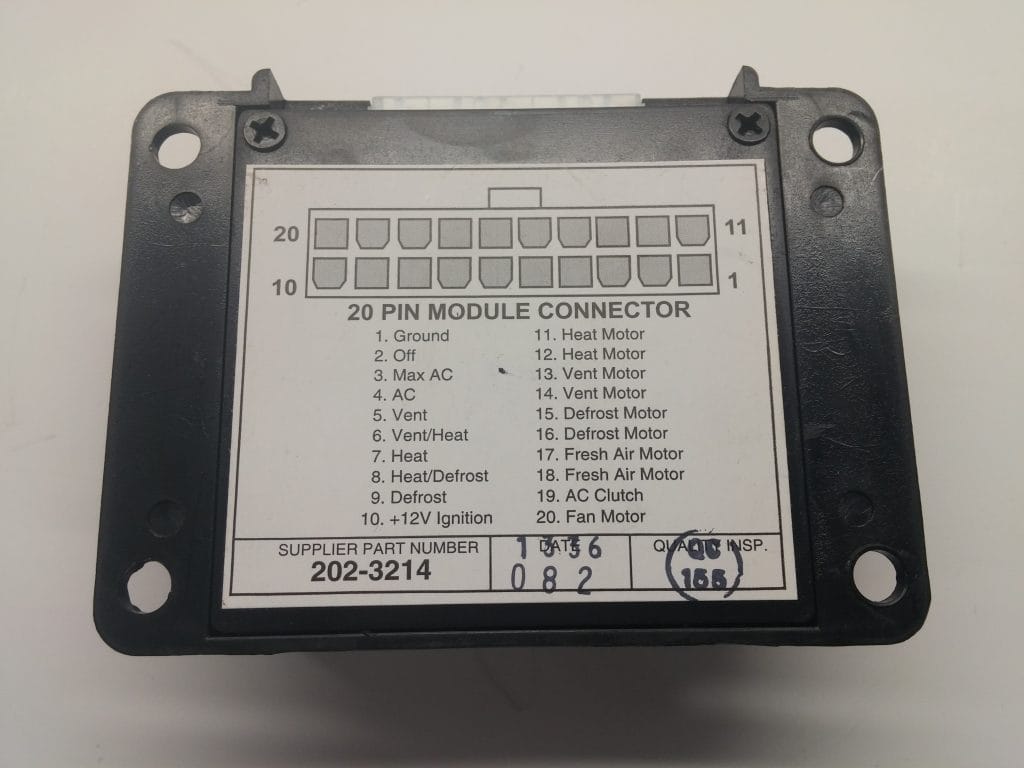A/C Control Module 1100636 & 4907191 & 2023214 SCS