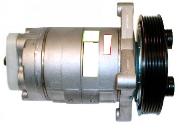 Compressor - GM HR6 w/Clutch 6 GR