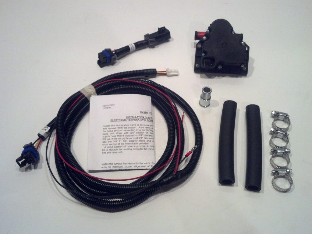 Electronic Coolant Valve Kit RV218809 RV012601 Evans Tempcon